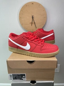 Nike SB Dunk Low Pro ISO - University Red Gum - 10.5 - DS - Picture 1 of 6
