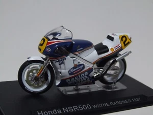 IXO 1987 Wayne Gardner Honda NSR500 1:24 Scale Motorbike - Imagen 1 de 3