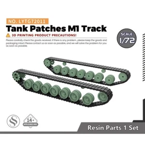 Yao's Studio LYTG72011 1/72 Model Upgrade Parts US M1 Track Links - Foto 1 di 2