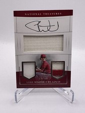 2017 Panini National Treasures /99 Luke Weaver #PCS-LW Rookie Auto RC