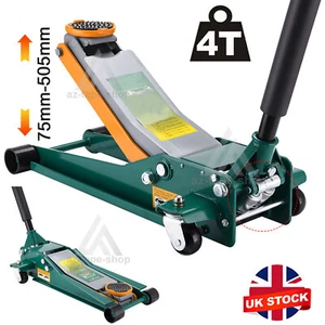 Quick Lift Heavy Duty Dual Pump 4T Ultra Low Profile Floor Trolley Jack Car Van - Picture 1 of 20