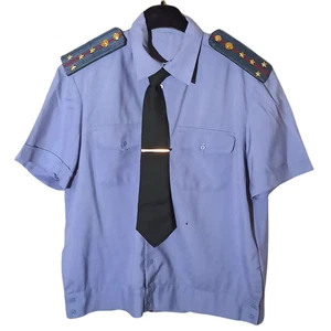 Vintage Russische Sowjetische Miliz Polizist Uniform Hemd Krawatte Militär 1980er - Bild 1 von 9