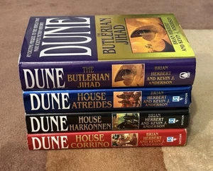 Lot of 4 Dune Books Butlerian Jihad House Atreides Corrino Harkonnen Hardcover - Picture 1 of 8