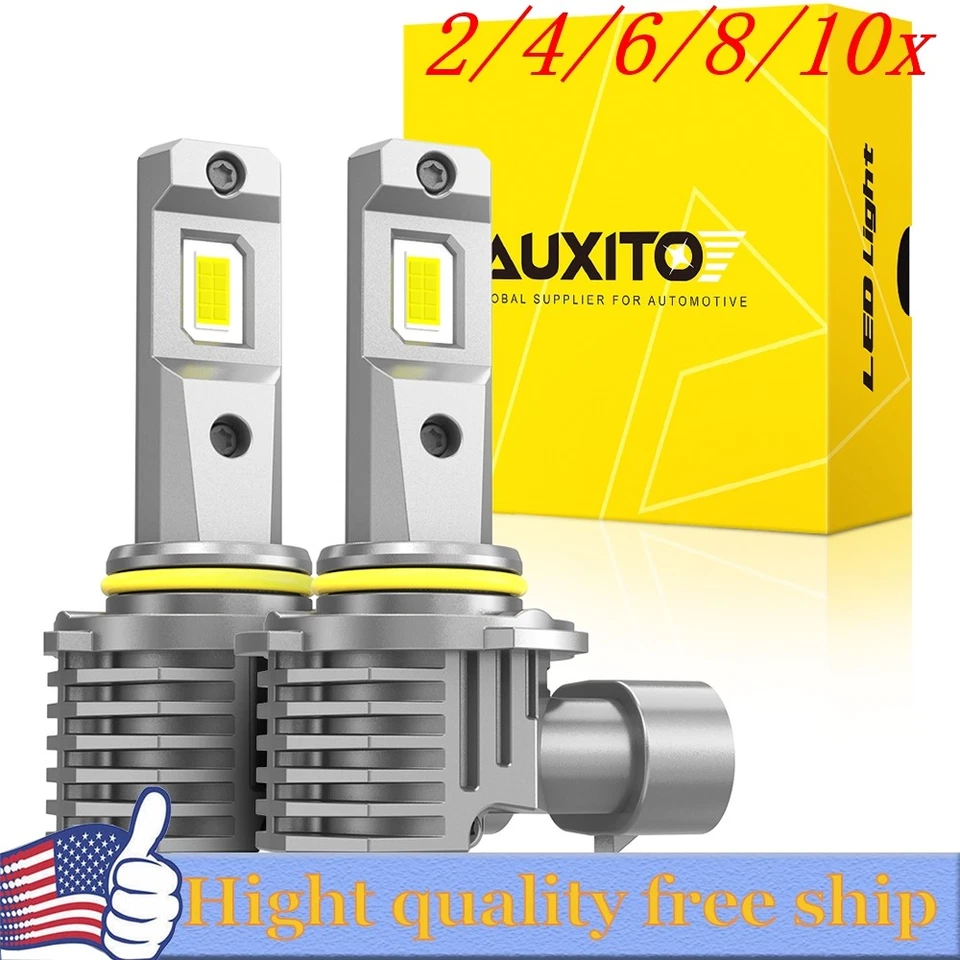 AUXITO 9006 HB4 LED Headlight Bulb Kit Low Beam 80000LM Bright 6000K White 2/4X - Image 1 of 1