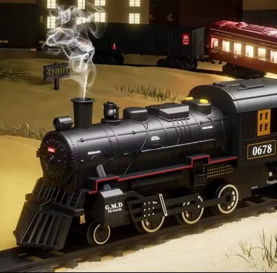 Train Électrique A Vapeur Avec Effet Fumée - Photo 1/4