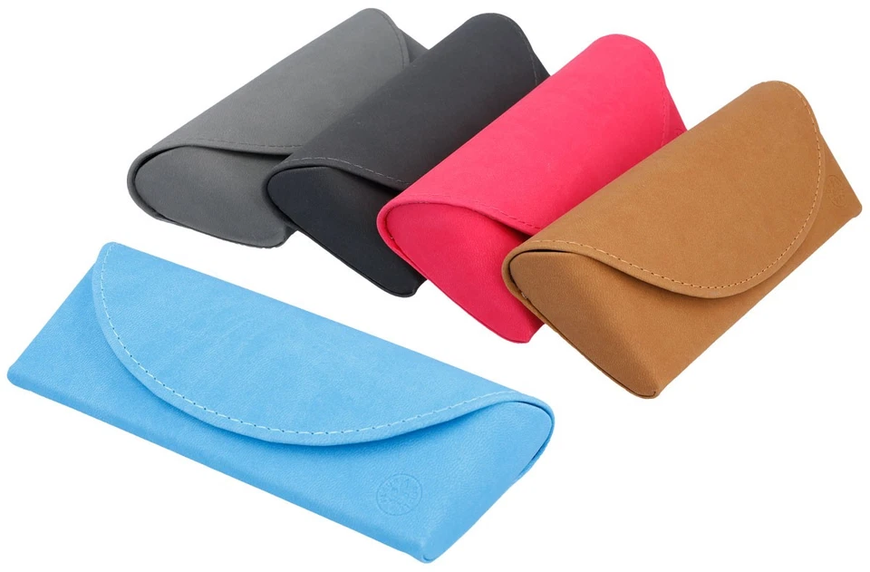 BIP samtiges Brillen- / Taschenetui "Saint-Tropez" in Kunstlederoptik mit Ziernaht