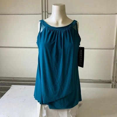 Camiseta tankini MIRACLESUIT Ursula para mujer talla US 14 Egeo Foto 1 de 4