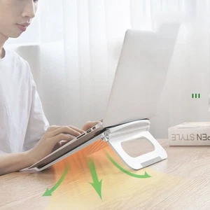 Folding Stand For Laptop Tablet Ergonomic Base Hollow Cooling Non Slip Portab FY - Afbeelding 1 van 18
