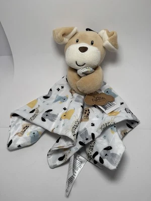 Cobertor de segurança Baby Essentials bebê menina menino cachorro de pelúcia, Lovey novo com etiquetas - Imagem 1 de 4