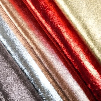 Metallic Leather Sheets 2.5-3 oz Italian Cowhide Pre-Cut Pieces - Image 1 of 3