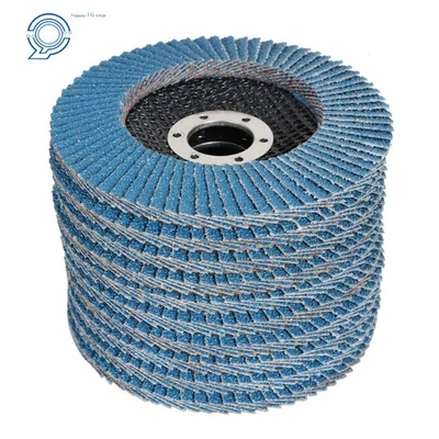 60 Grano 4-1/2" X 7/8" T29 Premium Zirconia Solapa Disco Lijado Molienda 10 Piezas Foto 1 de 4