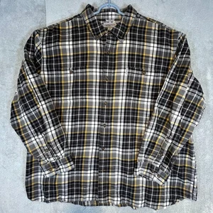 Carhartt Herren 4XL Button Down Flanell Hemd Langarm Kariert Relaxed Workwear - Bild 1 von 7