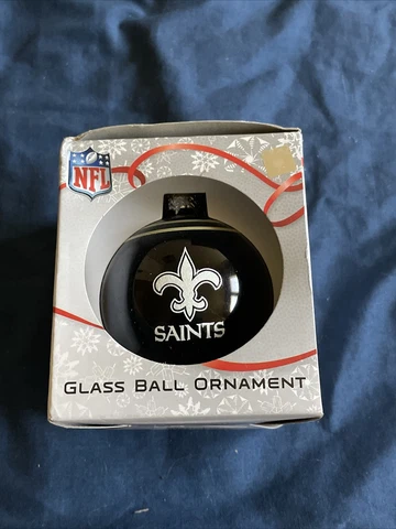 NFL Ornament - New Orleans Saints - Glass Ball Official Cover