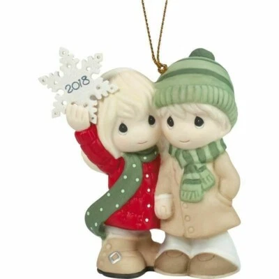 Precious Moments Our First Christmas Together 2018 Dated Porcelain Ornament New