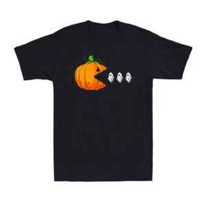 Halloween Pumpkin Boo Sheet Funny Ghosts Novelty Men's T-Shirt Short Sleeve - Picture 1 of 10