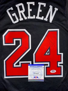 Camiseta deportiva blanca autografiada por JAVONTE GREEN con certificado de autenticidad PSA AM16848 - Imagen 1 de 3