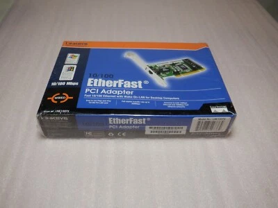 LINKSYS LNE100TX 10/100 MBPS NETWORK PCI ADAPTER - Image 1 of 4