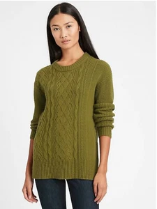 BANANA REPUBLIC Cable Knit Sweater Tunic Size M nwt - Picture 1 of 1