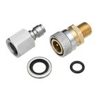 Stainless Steel PCP Filling Charging Hose Quick Release Coupler Adaptor 1/8BSP