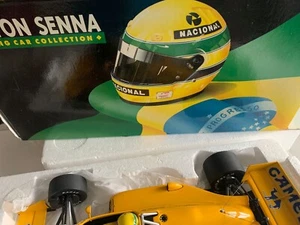 1/18 MINICHAMPS AYRTON SENNA 1987 LOTUS HONDA 99T. Including tobacco - Picture 1 of 3