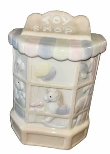Toy Shop Decorative Ceramic Figurine  1989 Enesco Imports Taiwan  7"x 5"x 3" - Picture 1 of 6
