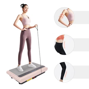 200W Vibration Plate Exercise Machine Whole Body Exercise Remote Control Pink - Picture 1 of 24