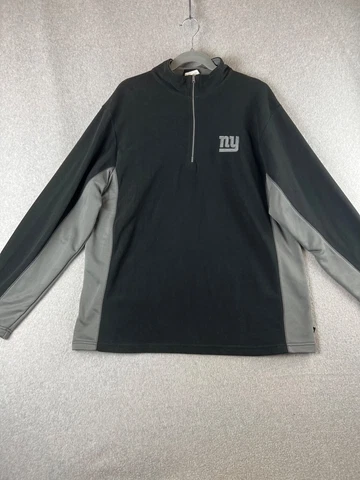 New York Giants Sweater Adult Xl Fleece Football Reebok Mens Black Team Apparel Cover