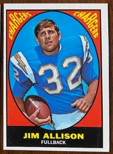 1967 Topps Football Jim Allison #122!  Low Shipping for Multiple Items!
