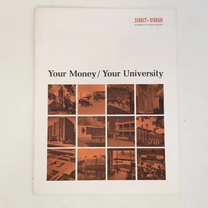 Vintage 1967-1968 University of Illinois Your Money Your University Bulletin - Picture 1 of 11