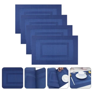 4pcs Heat-resistant Waterproof Placemats Outdoor Party Decoration - Picture 1 of 12
