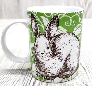 Hase Becher Cordon Bleu grün FLORAL BUNNY Kaninchen Kaffeebecher Tasse - Bild 1 von 11