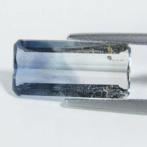 7.44Cts 100% Natural Superior BI-Color Fluorite Emerald Cut Loose Gemstone - Picture 1 of 4