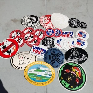 Sticker Lot Of 30+ LAS Vegas, No Puffin, Mankind Liberation, Diesel  - Picture 1 of 6