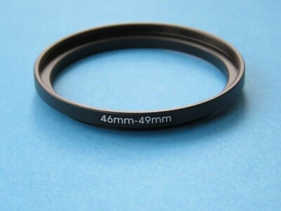 46mm to 49mm Step Up Step-Up Ring Camera Lens Filter Adapter Ring 46mm-49mm - Image 1 of 2