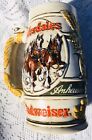 Vintage 1983 Budweiser Clydesdale Beer Stein / Mug Ceramarte Brazil Promotional for sale