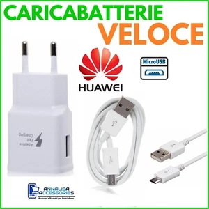 Chargeur Rapide Fast pour Huawei P9 Lite Mini Prise Mur + Câble Micro USB - Photo 1 sur 9