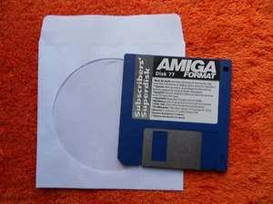 commodore AF AMIGA FORMAT subscriber superdisk issue 77 - 3.5" disk - Picture 1 of 3
