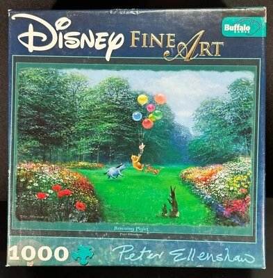 Disney Fine Art Puzzle Winne the Pooh Rescues Piglet 1000 pc Peter Ellenshaw - Image 1 of 4