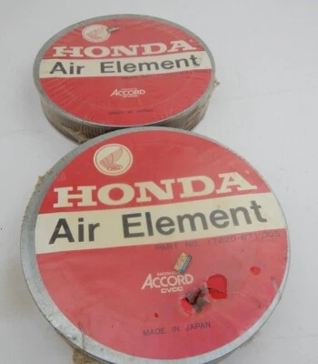 Lot of 2 Honda Air Element Filter NOS 17220-671-005 Honda Accord CVCC  - Image 1 of 4