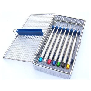 Set of 7 Precise Tips Dental PDL Luxating Root Elevators Surgical Ligament Lab - Picture 1 of 5
