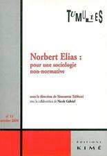 Tumultes No #15 Norbert Elias [Paperback] Collectif