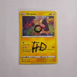 HD SWIRL D 🌀 Morpeko SWSH116 Cosmos Holo Raro Espada y Escudo Tarjeta Pokémon - Casi Nuevo - Imagen 1 de 2