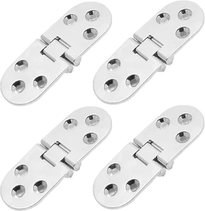 Silver Folding Table Hinges - 4 Pack - Picture 1 of 7