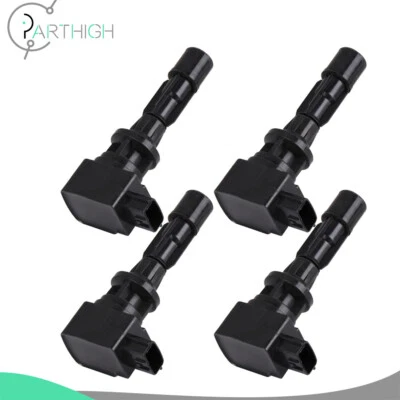 Paquete de 4 bobinas de encendido para Mazda 3 5 2,3 L l4 2008-2015 Foto 1 de 4