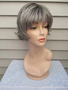 Raquel Welch MYSTERY WIG Color GRADIANT CHARCOAL ? Gray ~ READ Heavily Modified - Picture 1 of 9