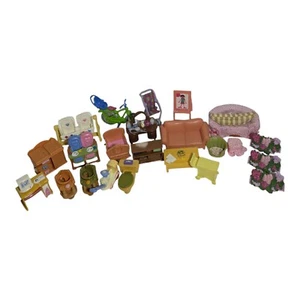Fisher Price Loving Family Dollhouse Furnature Lot Baby Living Room Pet 24 Piece - Picture 1 of 4