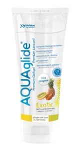Deslumbrante sabor a base de agua Aquaglide Exotic 100 ml lubricante sexo gel íntimo - Imagen 1 de 2
