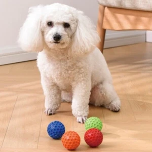 Indestructible Dog Balls Tough Teething Toys for Aggressive Chewers - Picture 1 of 16