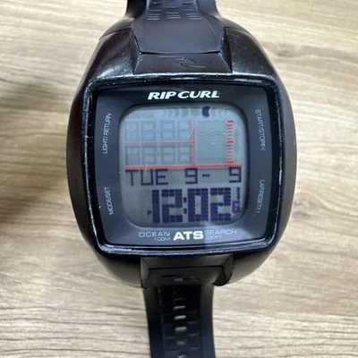 Rip Curl Trestles Oceansearch PU Tide Watch A1015 – New Battery - Image 1 of 4