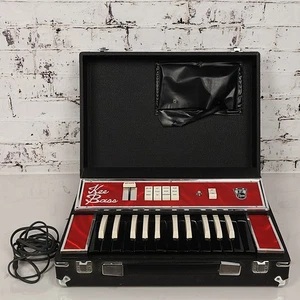 Mini tastiera synth Rheem Kee Bass vintage anni '60 con custodia e cavo di alimentazione - testata!! - Foto 1 di 6